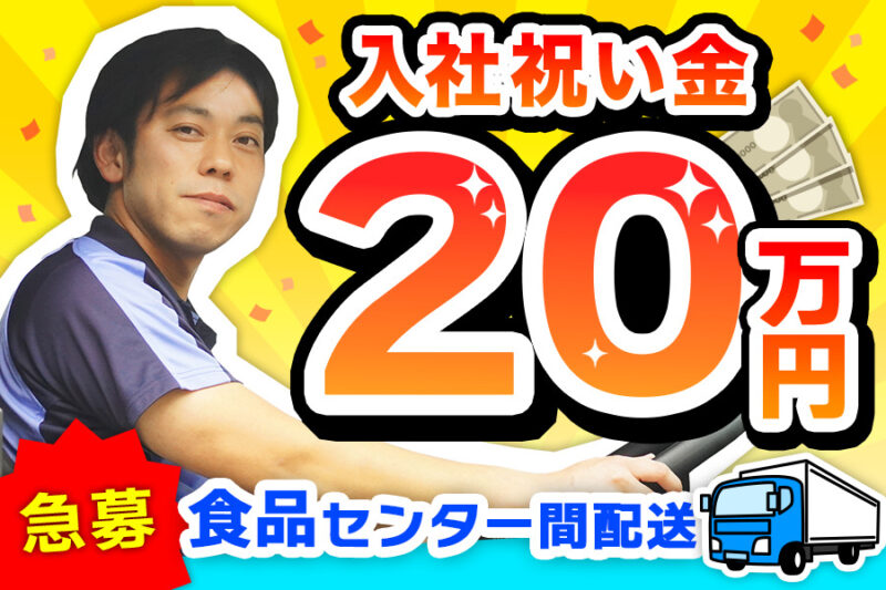 岡野運送株式会社 三芳営業所【10tトラックドライバー／センター間配送】