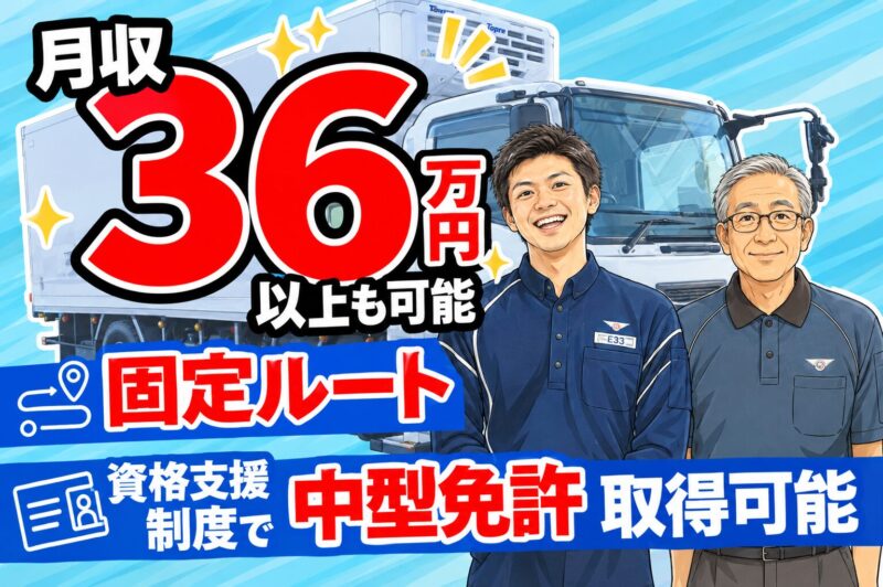 鎗田運輸有限会社 八王子支店【4t／13時～】